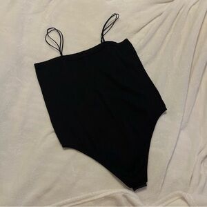 NWT FRANCESCA’S black ribbed bodysuit